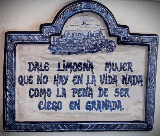 Ciego en Granada